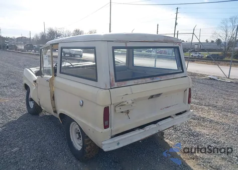 1968 Ford Bronco from USA, damaged, VIN 000000U15FLD31064